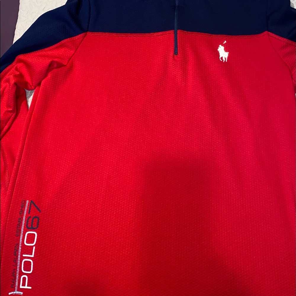 Boys XL Polo by Ralph Lauren Quarter Zip Long sleeve shirt